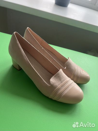 Туфли новые 41 р-р замша