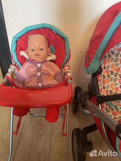 Коляска и столик для кормления Demi star