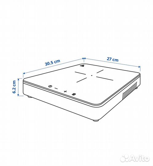 Индукционная плита икеа тилльреда