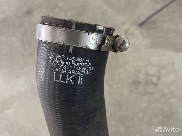 Патрубок porsche macan s