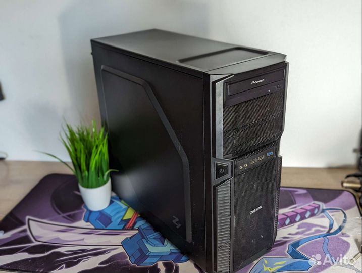 Корпус Zalman Z1 + 2х 120мм вентилятора