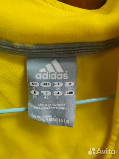 Олимпийка Adidas Originals женская жёлтая