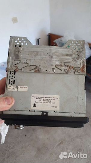 Штатная магнитола калина