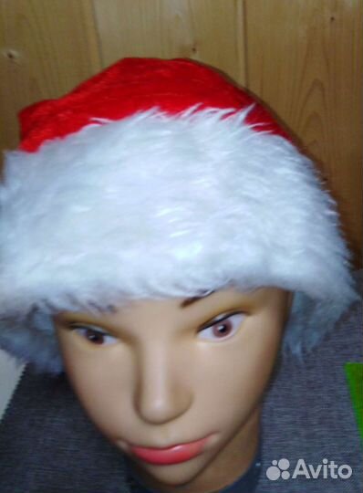 Шапка Санта Клауса, деда Мороза (новая)