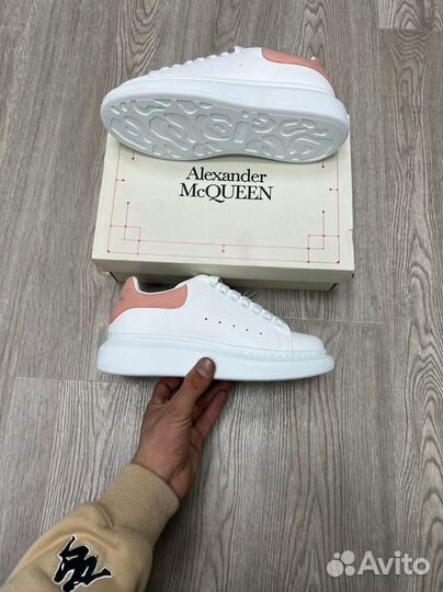 Кроссовки Alexander McQueen White Pink (36-40)