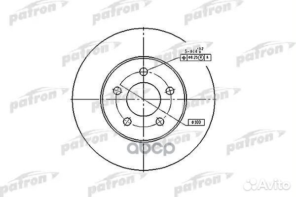 Диск тормозной передн chrysler: Town & Contry 9