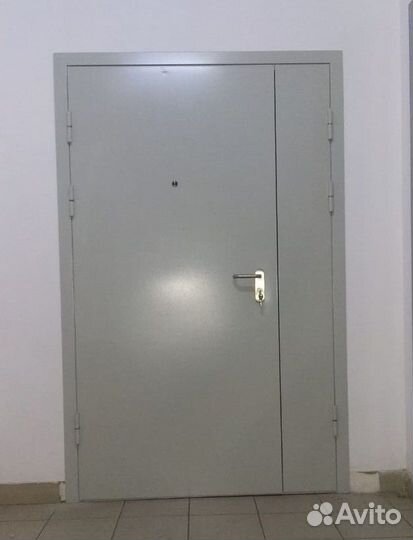 Дверь двухстворчатая противопожарная 1300*2100