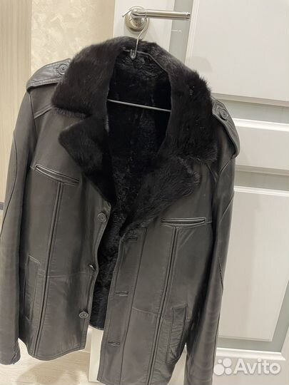 Дубленка натуральная мужская 48 50 размер