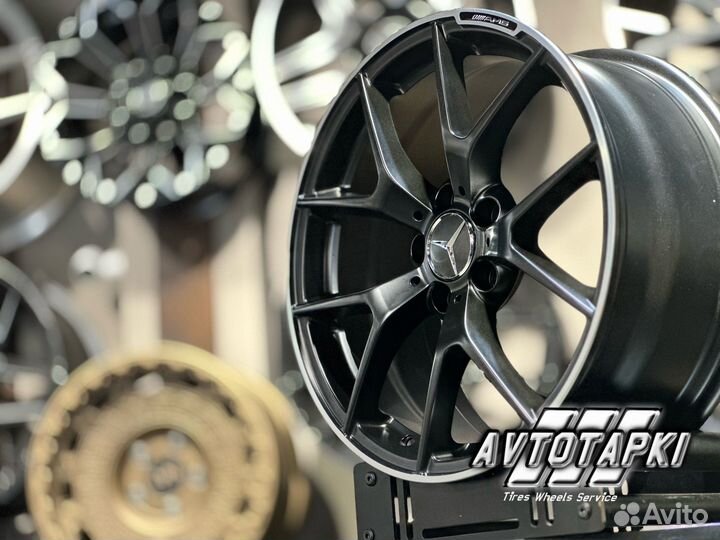 Диски AMG r18 5-112 matt black 5y одношир
