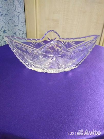 Хрустальные вазы эпохи СССР