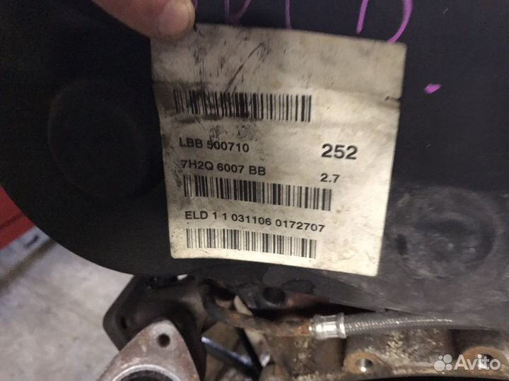 Двигатель мотор 276 DT Range rover