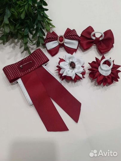 Школьный комплект в цвете Бордо