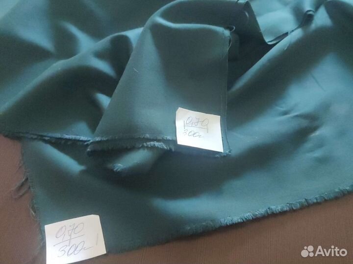 Отрезы тканей, паплин, гипюр, парча, полушерсть