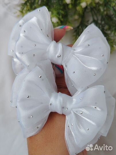 Бантики из органзы