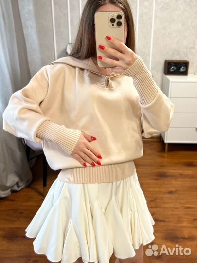 Джемпер zara с молнией