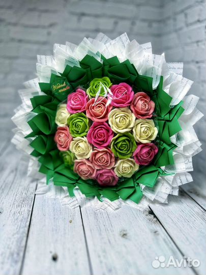 Розы из шоколада / Шоколадный букет / Розы