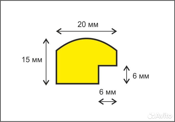 Багет деревянный для картин и фоторамок