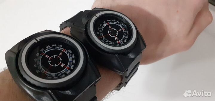 Наручный, туристический компас магнитный