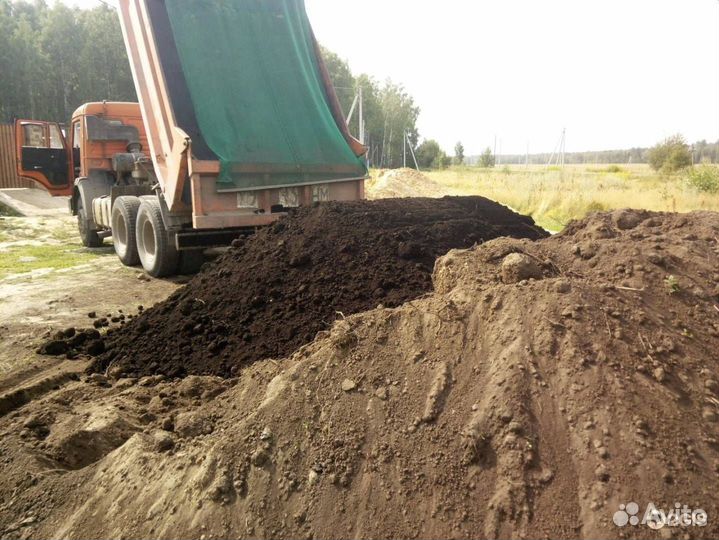 Чернозем / грунт плодородный с доставкой