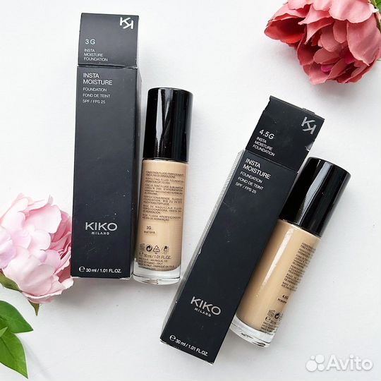 Kiko milano instamoisture foundation 3g/4.5g