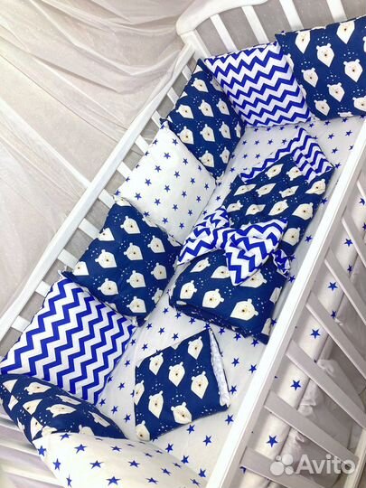 Бортики в кроватку новые