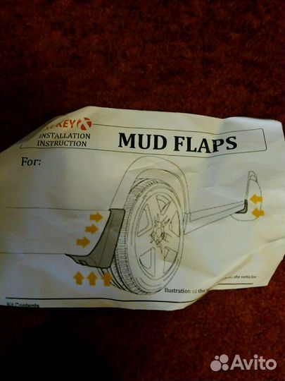 Брызговики на Шевроле Круз Хечбек