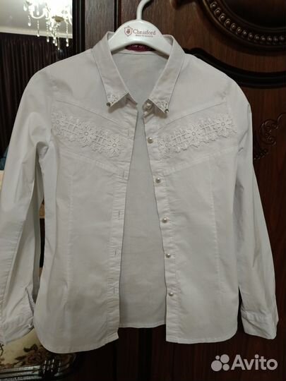 Рубашки белые на девочку