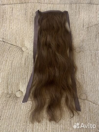 Шиньон из натуральных волос