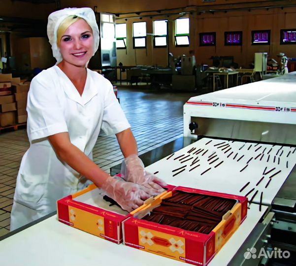 Упаковщица на производство вахта