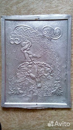 Чеканка картина