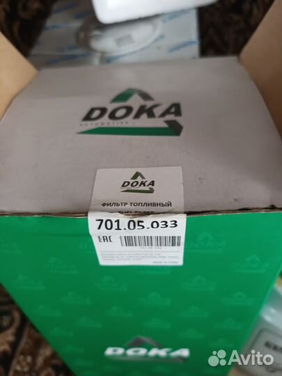 Фильтр топливный doka