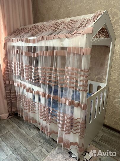 Детская кровать 80 160 домик