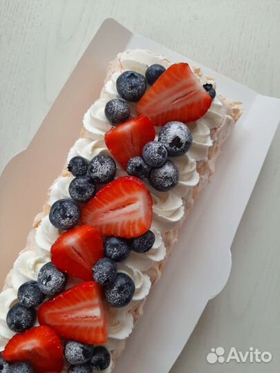 Меренговый рулет