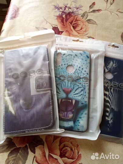 Чехол-Книжка для Alcatel 5V,новый