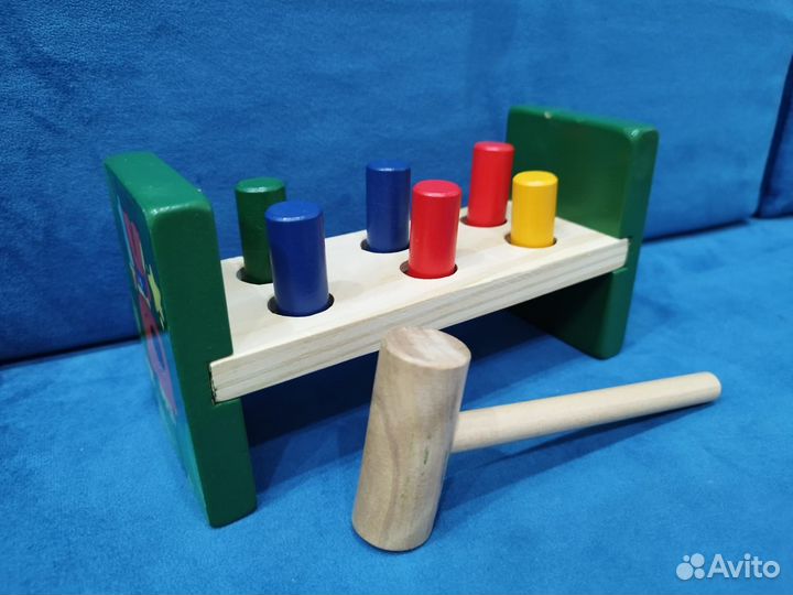 Деревянные игрушки Монтессори сортеры пакетом