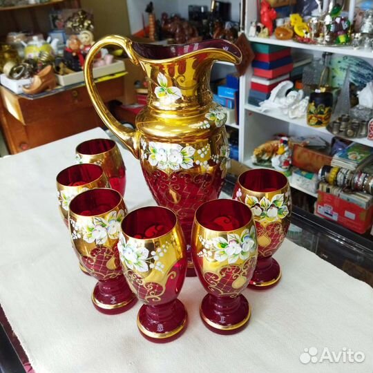 Богемский хрусталь, гранат