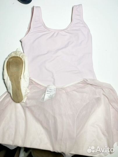 Купальник Grishko розовый юбка балетки Grishko