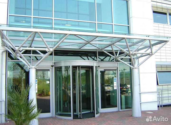 Стеклянные козырьки