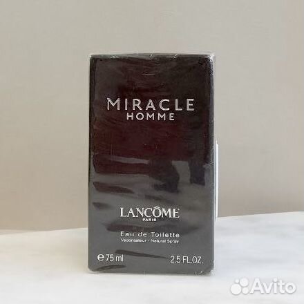 Lancome miracle Туал. вода Муж. 75мл. Оригинал