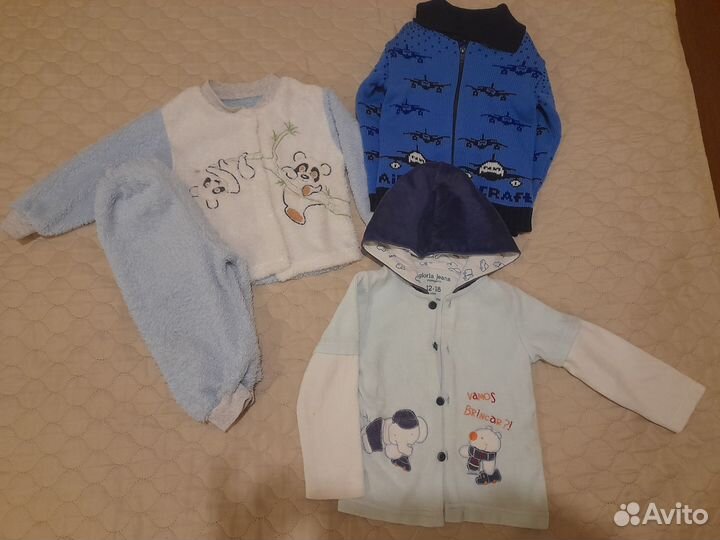 Вещи пакетом на мальчика 80 86