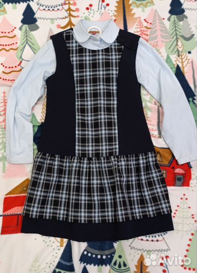 Школьная форма для девочки 128 синяя