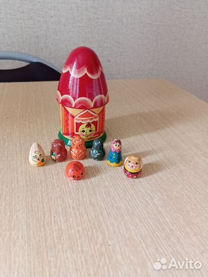 Пальчиковый театр Колобок деревянный