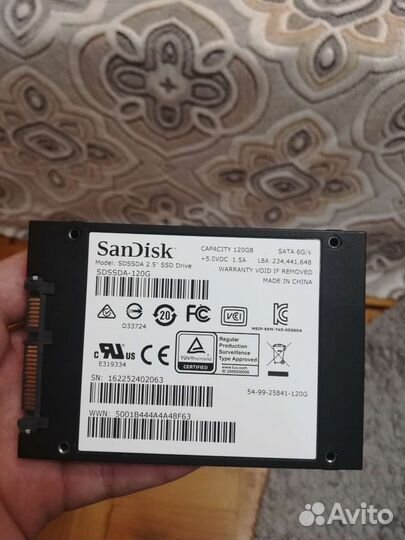 SanDisk Ssd 120gb