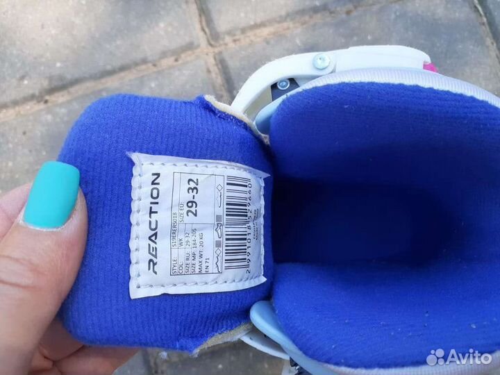 Роликовые коньки детские раздвижные