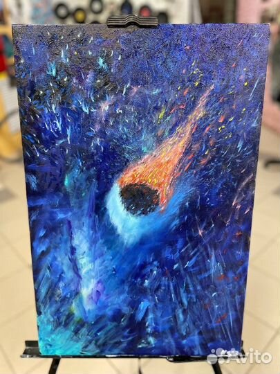 Картина маслом «Космическая вариация»