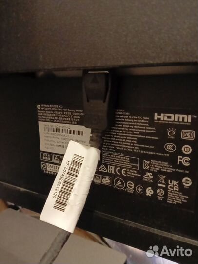 Игровой монитор HP 32 2K IPS 165Гц