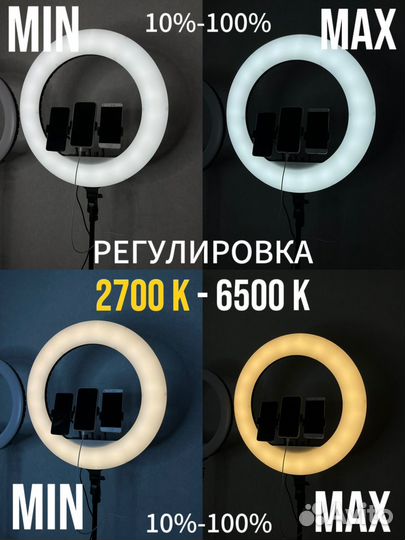 Кольцевая лампа 45 см RL 18