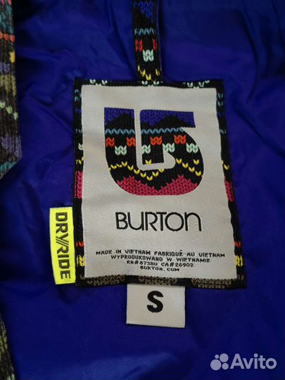 Горнолыжная куртка Burton и штаны S