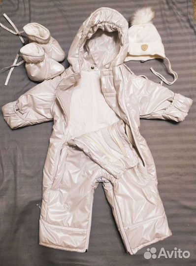 Комбинезон трансформер (демисезон + зима) 56-74см