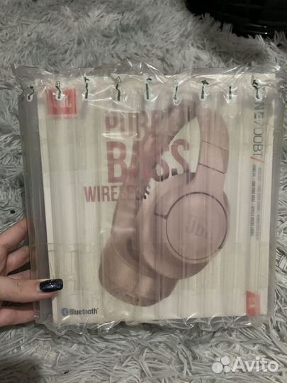 Беспроводные наушники jbl розовые